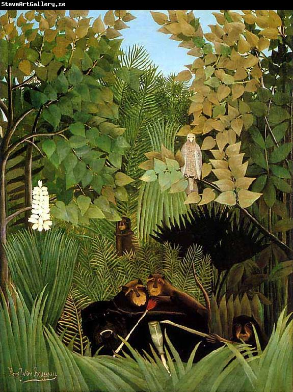 Henri Rousseau The Merry Jesters